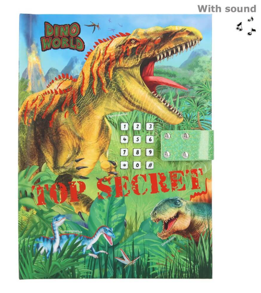 Dino World Geheimcode Tagebuch mit Sound 11569