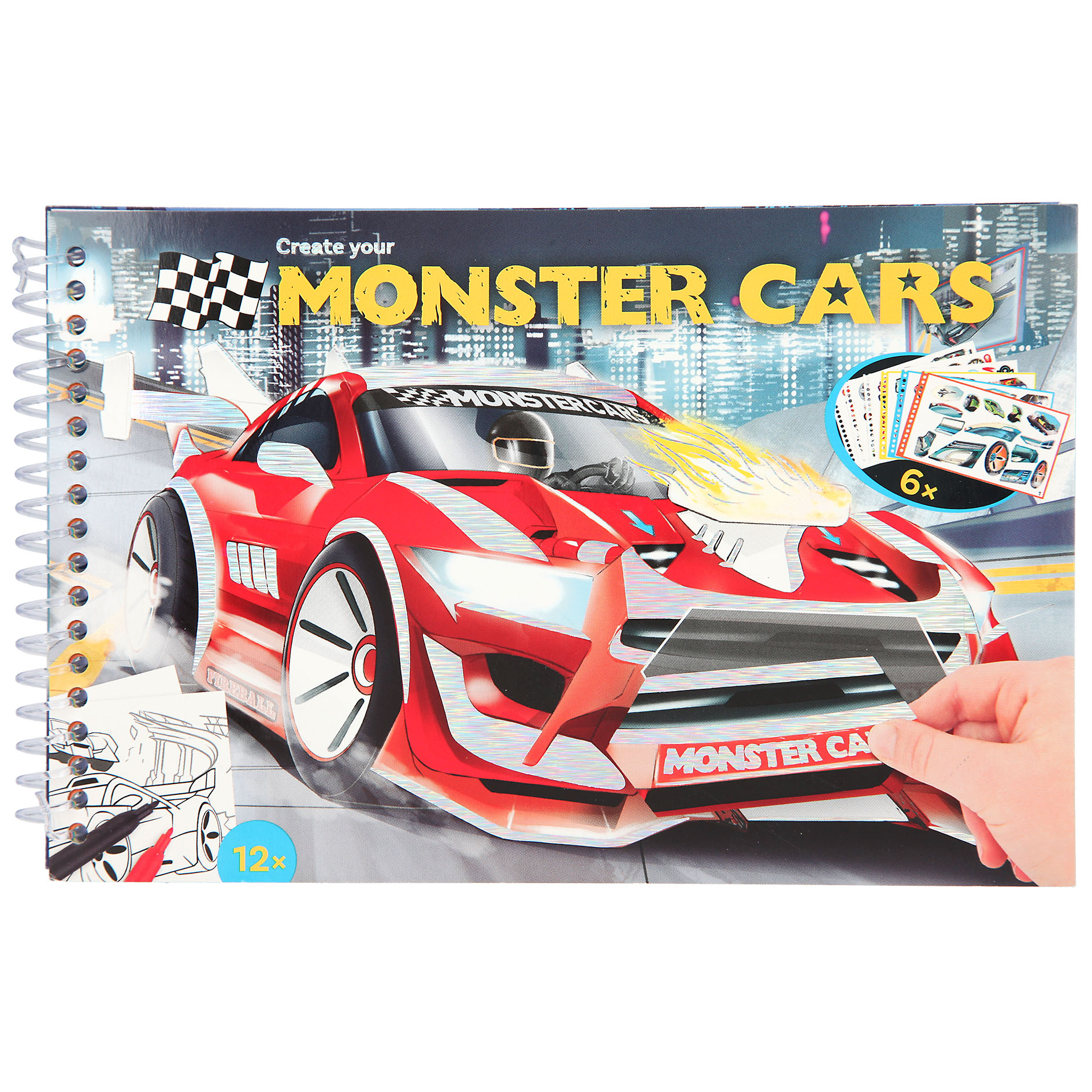 Monster Cars Pocket Malbuch 11884